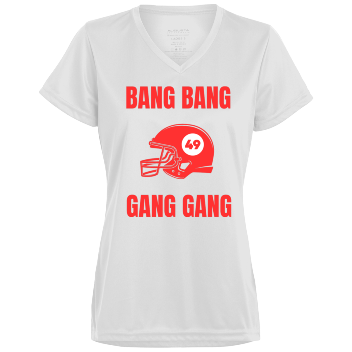 Ladies’ Moisture-Wicking V-Neck Tee