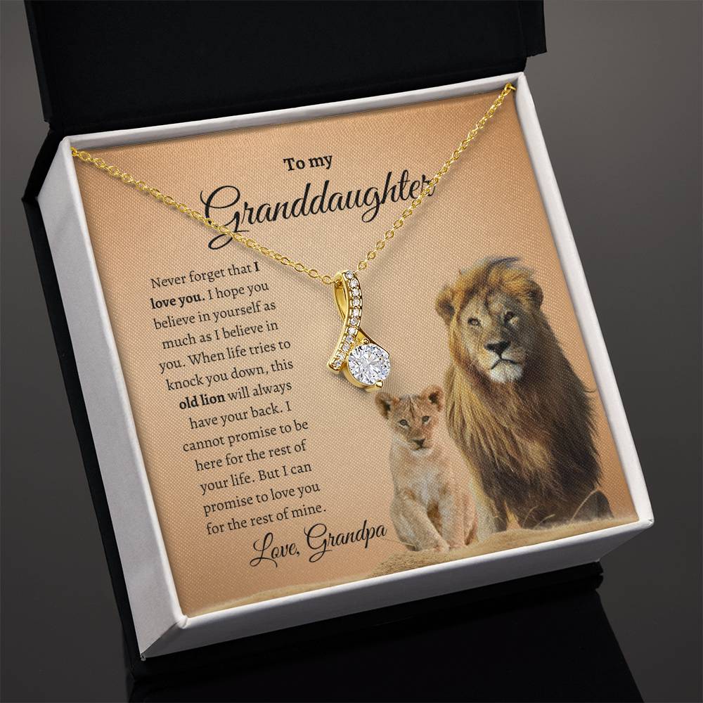 To My Granddaughter (Alluring Beauty Necklace)