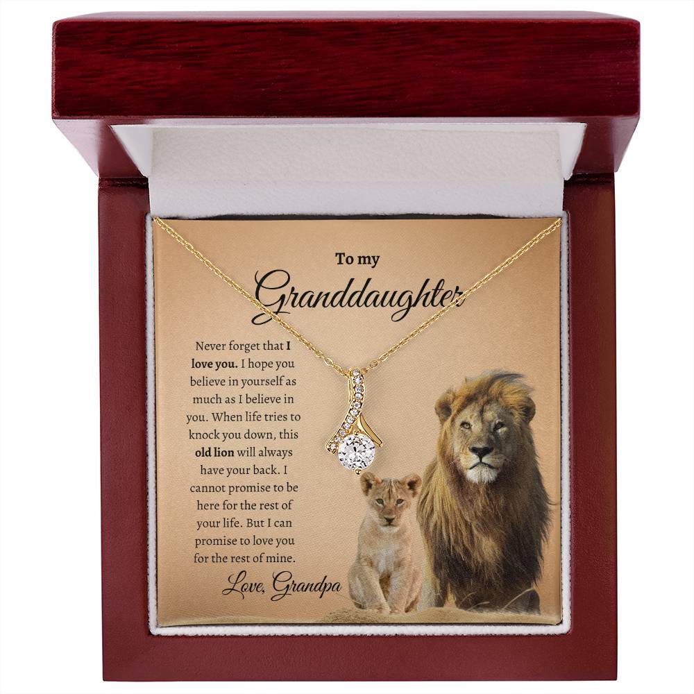 To My Granddaughter (Alluring Beauty Necklace)