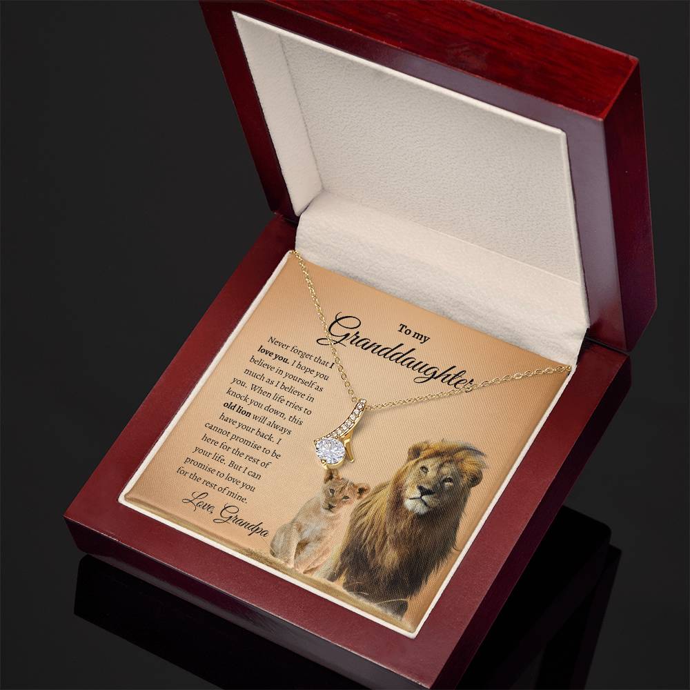 To My Granddaughter (Alluring Beauty Necklace)