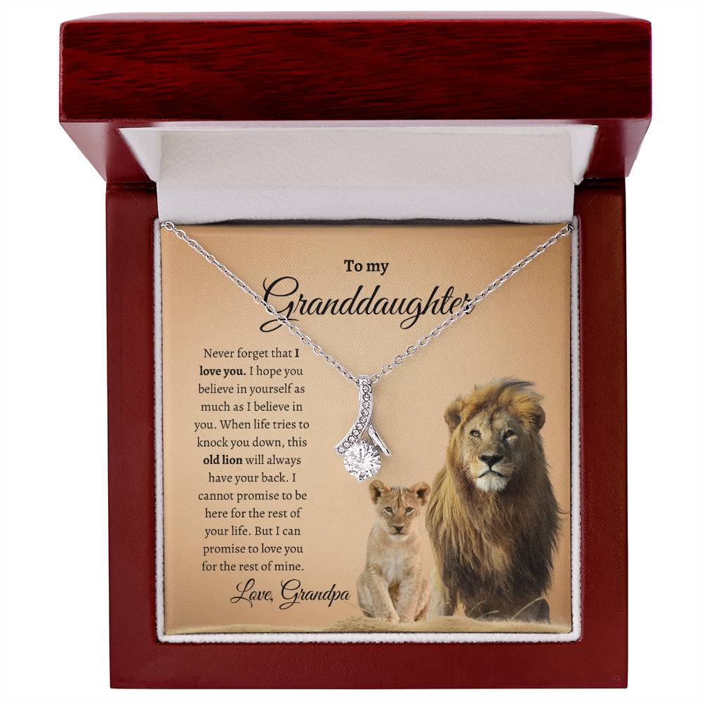 To My Granddaughter (Alluring Beauty Necklace)