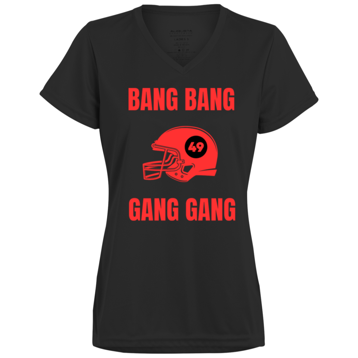 Ladies’ Moisture-Wicking V-Neck Tee