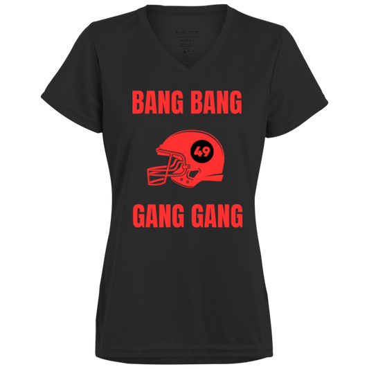 Ladies’ Moisture-Wicking V-Neck Tee