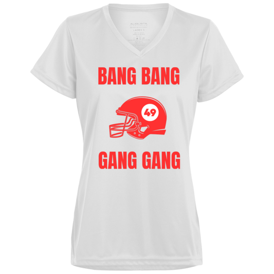 Ladies’ Moisture-Wicking V-Neck Tee