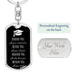 Congrats dog tag (Black)