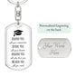 Congrats dog tag (White)