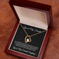You're my Favorite (Black Card) Heart Pendant