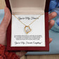 You're My Favorite Everything (White Card) Heart Pendant