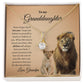 To My Granddaughter (Alluring Beauty Necklace)