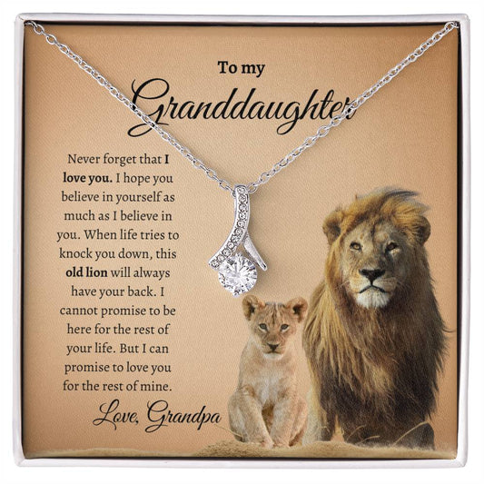 To My Granddaughter (Alluring Beauty Necklace)