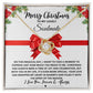 Merry Christmas to my soulmate (White Card) Love Knot
