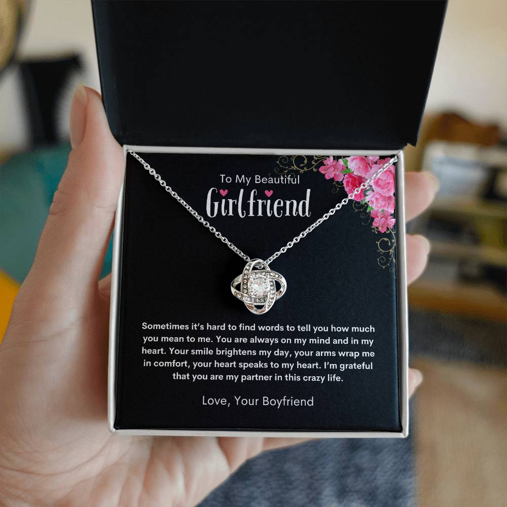 To My Girlfriend (Love Knot Pendant)