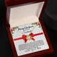 Merry Christmas to my soulmate (White Card) Love Knot