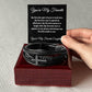 You're my Favorite (Black Card) Cross Bracelet