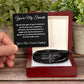 You're my Favorite (Black Card) Cross Bracelet