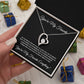 You're my Favorite (Black Card) Heart Pendant