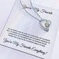You're My Favorite Everything (White Card) Heart Pendant