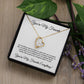 You're My Favorite Everything (White Card) Heart Pendant